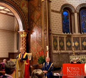Honorary Degree Speech - King's College London   