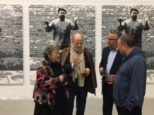 At Ai Weiwei's Studio in Berlin with Adrienne Clarkson, John Ralston Saul, Charlie Foran, Ai Weiwei               