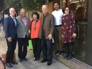 PEN reunion in Mexico City with Luisa Valenzuela, Alicia Quinones, Carles Torner, Roberto Alvarez & David Leonard from 6 Degrees.          